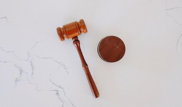 wooden gavel, indoors